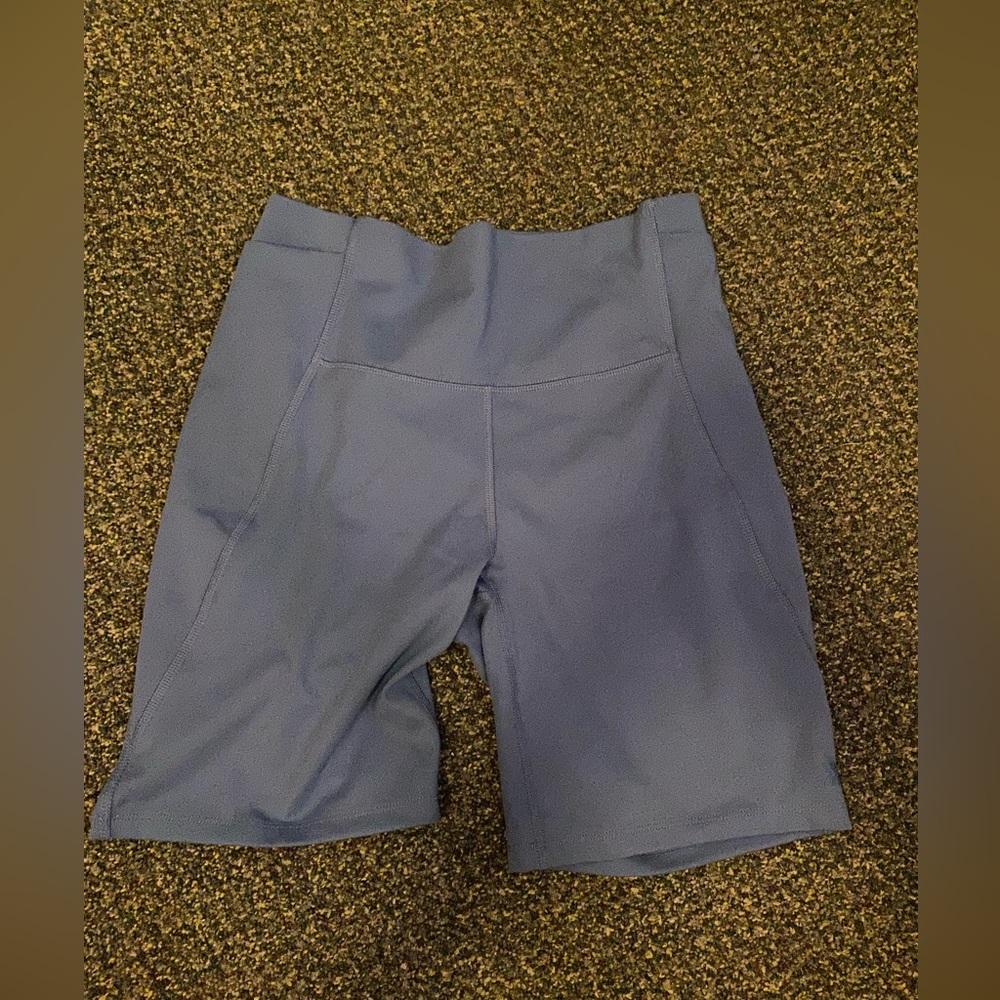 Blue Biker Shorts